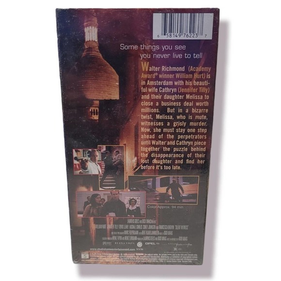Silent Witness (VHS, 2001) William Hurt Jennifer Tilly Denis Leary - NEW SEALED! - Picture 3 of 4